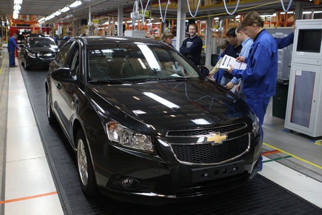Автомобильные заводы Санкт-Петербурга в 2011 г. выпустили 259 000 автомобилей